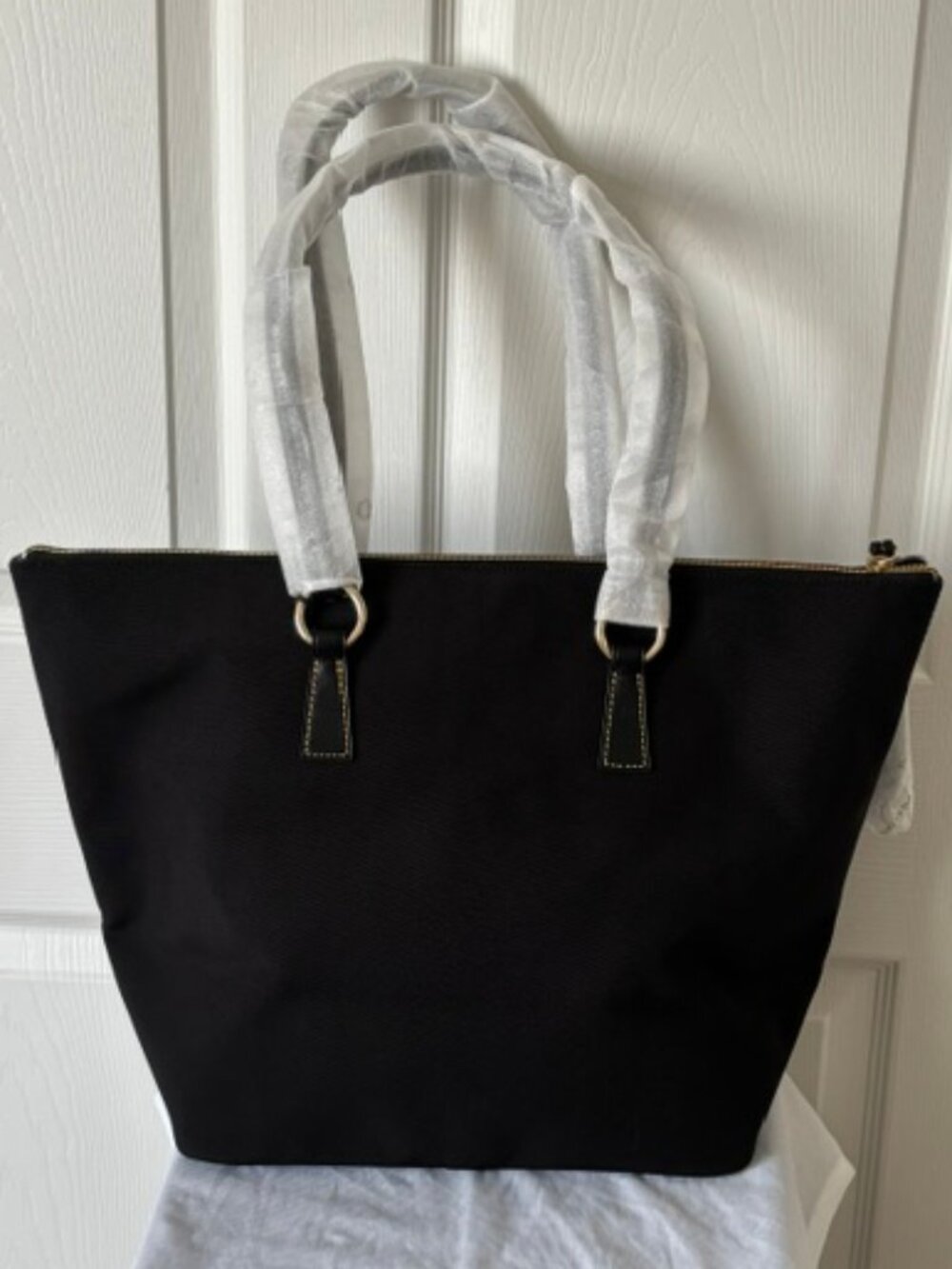 Dooney & Bourke Nylon Tobi Tote Bag Black - Picture 3 of 16